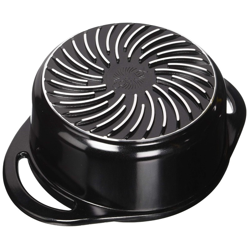 CorVex Stock Pot with Lid, Large, Black