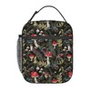 KEIGUXIAO mushroom butterfly green plants wild forest lunch bag reusable