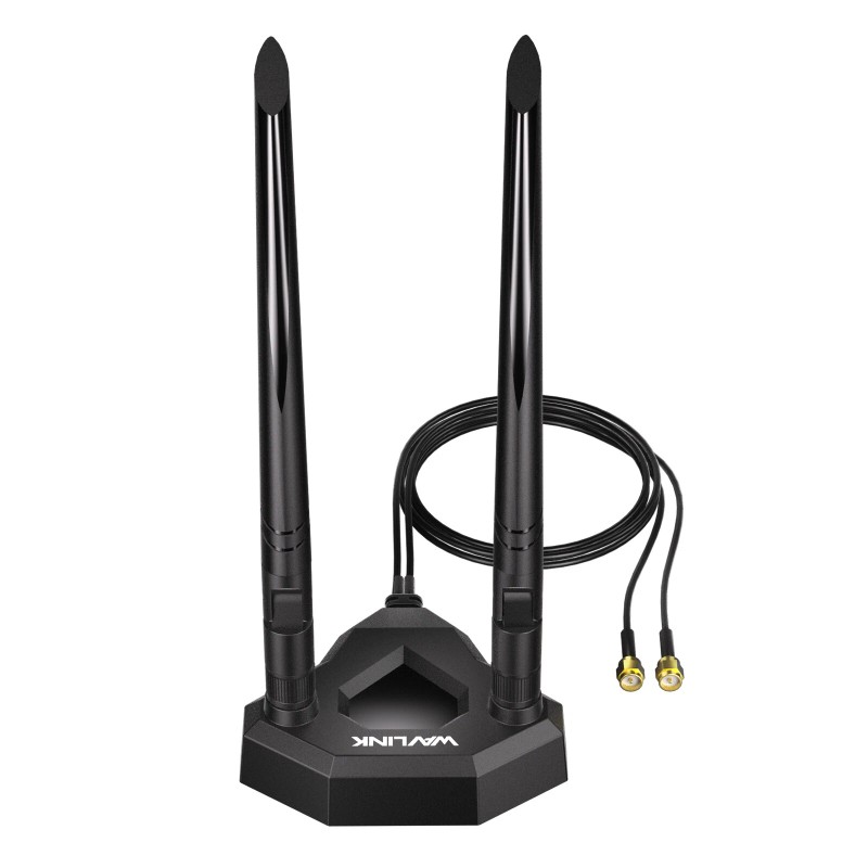 wavlink WiFi 6E Tri-band Antenna Magnetic Base WiFi card for