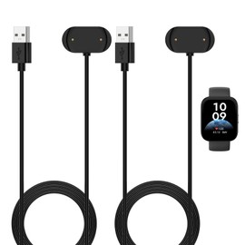 2 PCS Charger Cable for Bip 5, Bip 3, Bip U, T-Rex Pro, GTS 4 Mini, GTS 2, GTS 2 Mini, GTS 2e, GTR 2 GTR 2e USB Charging Cable Dock Cord Replacement Magnetic Charging Cable USB Cord(3.3ft/1m)