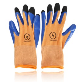 SENECESLI Electric Insulated Gloves, 400V Voltage Resistance, Electrician, High Voltage Gloves, Flame Retardant Insulation, Work Gloves, Gloves Please Wear Properly