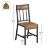 YATINEY Dining Chairs Set of 4, Industrial Kitchen Chairs with