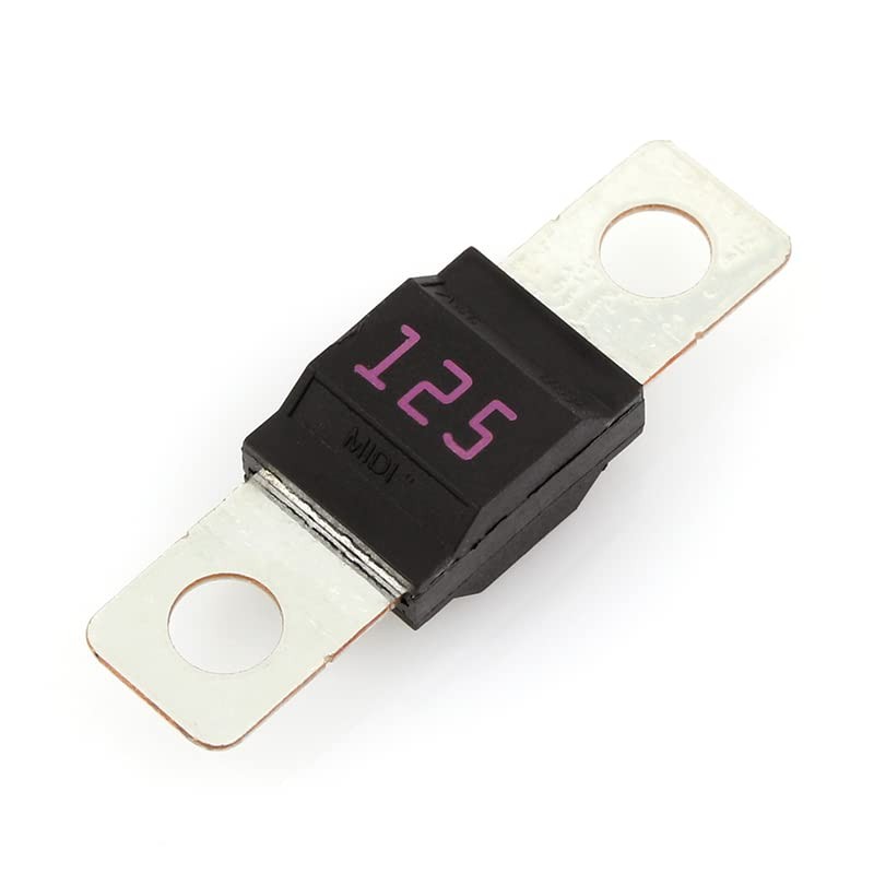 Compatible with Littelfuse MIDI Bolt-Down Fuse 125A, 498 Series, 32VDC,