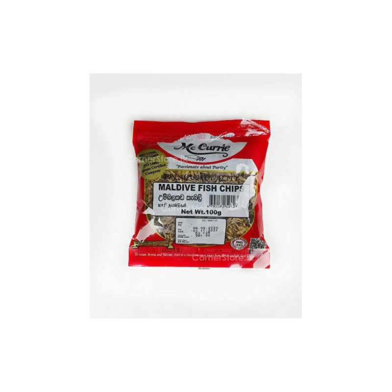 Mccurrie Maldive Fish Chips Ceylon 100g
