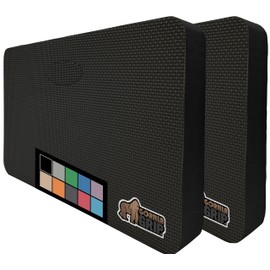 Gorilla Grip Extra Thick Kneeling Pad, Supportive Soft Foam Cushioning for Knee, Water Resistant Construction for Gardening, Bathing Baby, Workout Supplies, Lightweight, Garden Work Gifts, Black