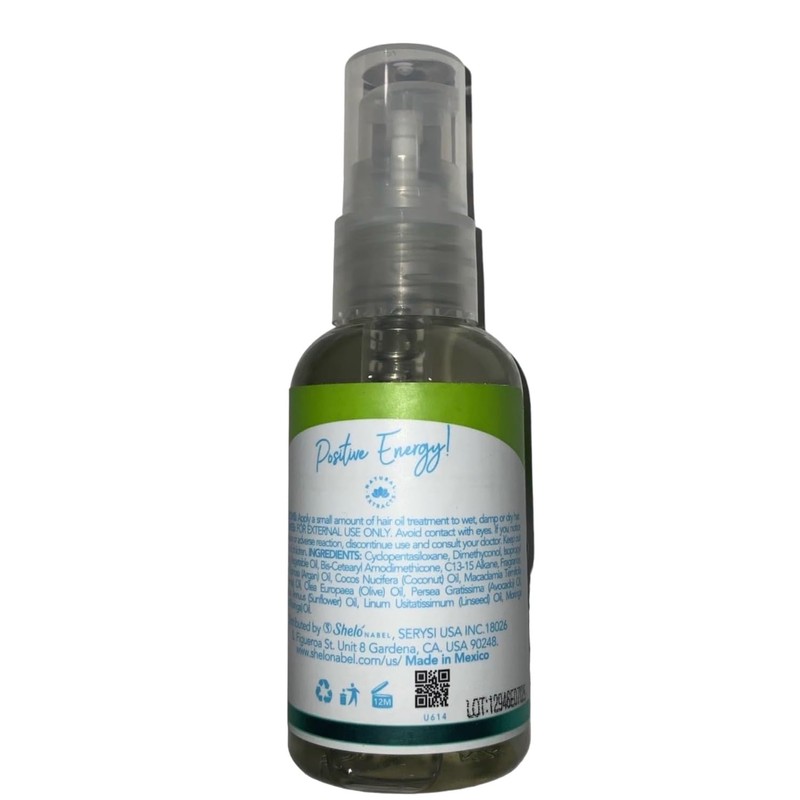 Sheló NABEL Coco and Moringa Hair Oil, Anti-frizz 2.20 fl