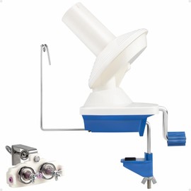 Adhafera Yarn Winder with Guide, Yarn Ball Winder for Crocheting, The Helper for Knitting Enthusiast
