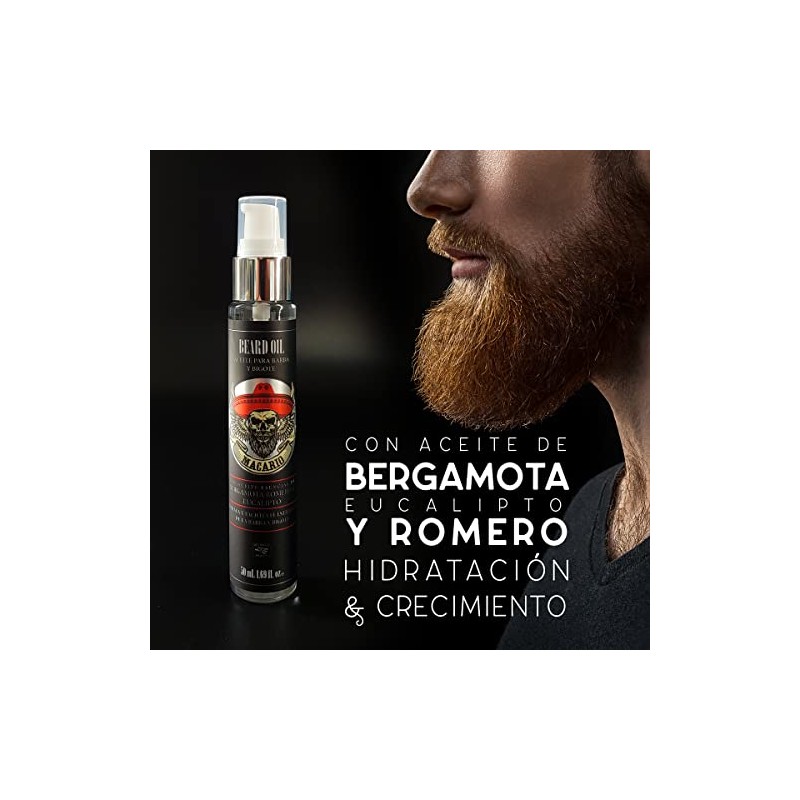 ACEITE PARA BARBA Y BIGOTE DE BERGAMOTA, EUCALIPTO Y ROMERO