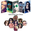 GEELOOK Round Sunglasses for Women Men Classic Oversized Circle Mirrored
