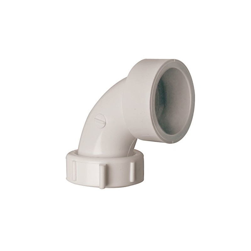 Plumb Pak PP55-11 Sink Drain Pipe Elbow with, 90 Deg,
