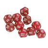 12 Sided Dice, Comfortable Touch Fade Resistant 40pcs Prevent Oxidation