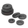 9Pcs Metal Gear Set Mini Lathe Cutting Machine Gears 2xT60