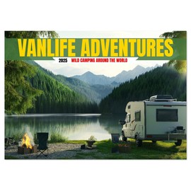 Vanlife Adventures - Wild Camping Around the World (Monthly Wall Calendar 2025 11.7" x 16.5" (open)), CALVENDO 14 Month Calendar