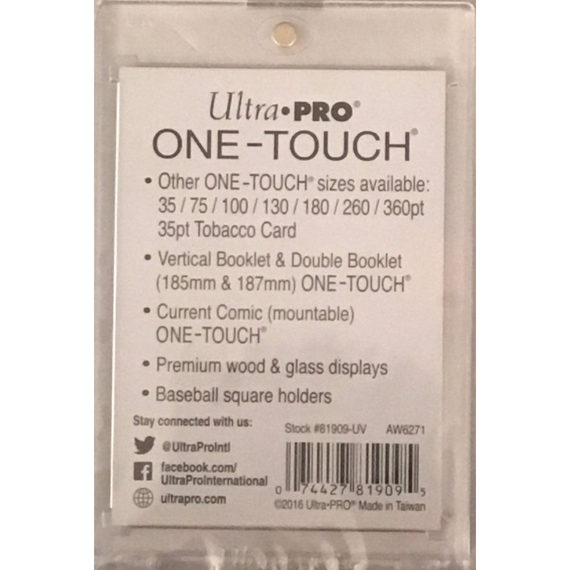 1 (One) 55pt Ultra Pro One-Touch Magnet Card Holder for