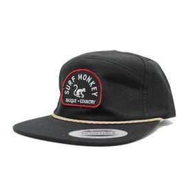 Adjustable Strapback Cap - Classic Jockey Cap - Baseball Cap for Men/Women with 5 Panels, black