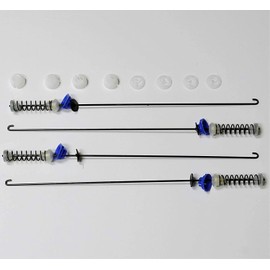 Suspension Rod Kit Replacement For Whirlpool WTW6200SW0 WTW6200SW1 WTW6200SW2 WTW6200SW3 WTW6200VW0 WTW6300SB0 WTW6300SB1 WTW6300SB2 WTW6300SG0 WTW6300SG1 WTW6300SG2 WTW6300SW0 Washing Machine