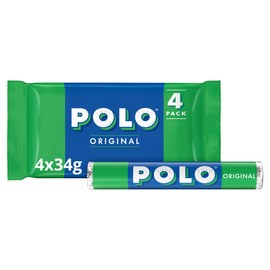 Polo Original Mint Tube Multipack, 4 x 34g