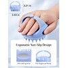 HEETA Silicone Bristles Scalp Scrubber & Massager for Hair Growth,