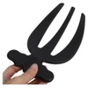 Salad Tongs Salad Hands Plastic Salad Serving Hands (Black)