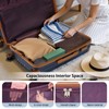 Cobens Luggage Sets 5 Piece Suitcase with Wheels，ABS Hard Case