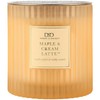 Darsee & David's, Maple & Cream Latte Ribbed Candle, 10