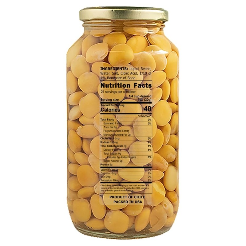 Eastern Feast - Lupini Beans Ready to eat, 32 oz