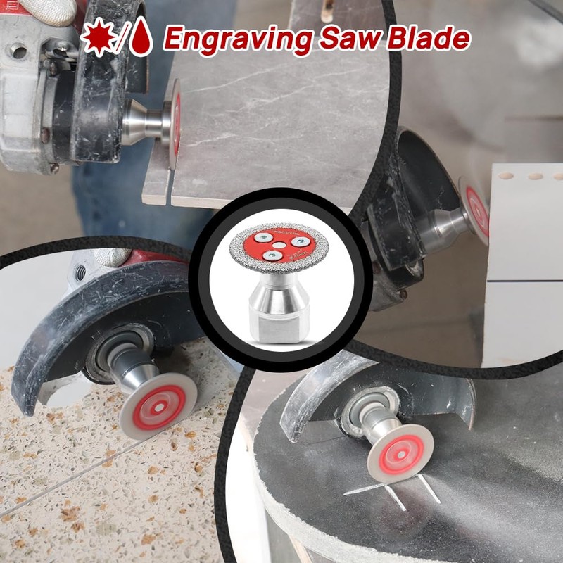 Mini Diamond Engraving Saw Blade - FOCSTOL 5pcs 1-9/16 Inch(40mm)