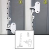 2 Sets Window Restrictor Locks for UPVC Adjustable Window Safety