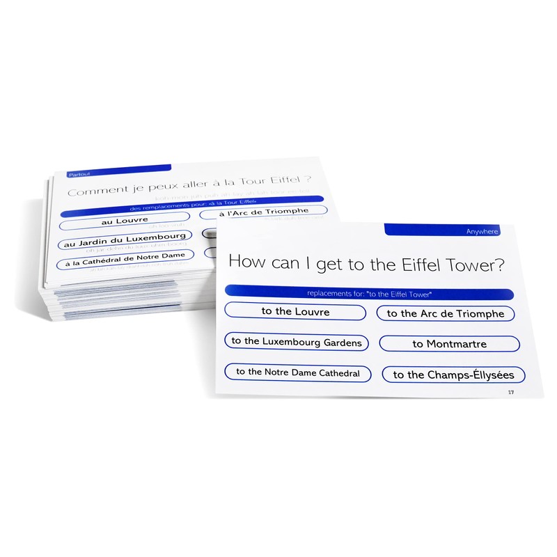 Pat's Flash Cards 250 Essential French Flash Cards Bundle