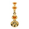 Metal Candle Holder 3 Arms High Gloss Retro Exquisite Candlestick