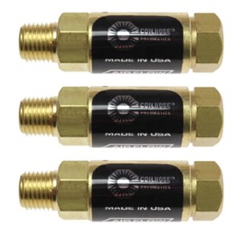 Coilhose Pneumatics 4214-80PS in-Line Pressure Regulator, Pre-Set to 80 PSI, with 1/4" Male/Female MPT (3 Pack)