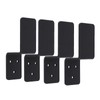 2x4 Door Barricade Brackets Heavy Duty Metal Drop Open Bar