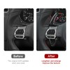 2pcs Car Carbon Fibre Steering Wheel Shift Paddle Extension Shift