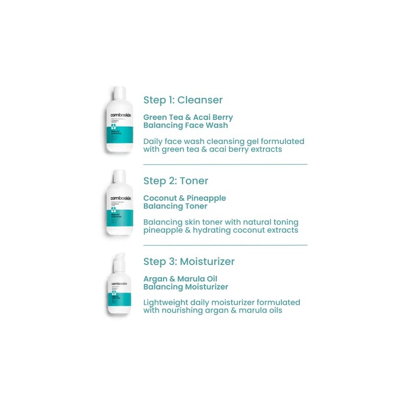 Natural Outcome Piel Mixta Verdadero Equilibrio Régimen Diario Limpiador Facial