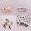 12 Sheet Star Nail Stickers 3D Self-Adhesive Star Nail Decals