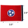 Tennessee Flag Embroidered Patch – 3.5” x 2.5” Iron-On/Sew-On Patch