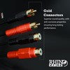 rhinocables 2 RCA Phono Extension Male Plug to Female Socket