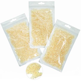 16000PCS Light Champagne AB Resin Rhinestones for Crafts 3mm 4mm 5mm AB Flatback Jelly Rhinestones Bulk SS10 SS16 SS20 Non-Hotfix Stones Diamonds Crystals Gems for Mugs Tumblers Bottles DIY Crafts etc