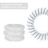 Spiral Hair Ties, waterproof No Crease Coil Hair Ties, Phone