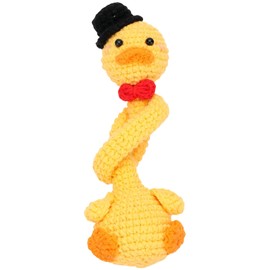 Omeblos Crochet Starter Kit, Crochet Kit for Beginners, Gentleman Duck Crochet Kit, Step-by-Step Video Tutorials, Crochet Plant Kits, Learn to Crochet for New Craft Lovers, Creative DIY Gift for Kids