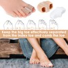 2pcs Toe Separators Bunion Corrector with 2 Loops Big Toe