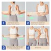 Ultra Thin Back Brace for Lower Back Pain Women, Lightweight