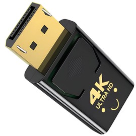 TV xStream 4K DisplayPort to HDMI Adapter - DP to HDMI Male Converter, Supports 4K 30Hz, Dual-Mode Plug and Play, HDMI 1.4 & DP v1.2 Compatibility, Audio & Video Sync, Male-Female (1)