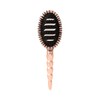 Francfranc Siv Bent Oval Hairbrush Shiny Pink Gold