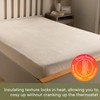 Brentfords Teddy Fleece Fitted Bed Sheet Plain Thermal Warm Soft