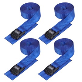 Ayaport Lashing Straps Car Roof Rack Straps Cam Buckle Tie Down Strap for Kayak, SUP, Canoe, Surfboard Packing (Blue, 1" x 12')