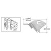 CRL Andersen Knife Latch - Package