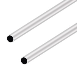 LAVMHAB 6063 Aluminium Round Tube 17 mm x 15 mm 1.0 mm Wall Thickness 300 mm Length Round Aluminium Tubes Straight Pipes (Pack of 2)
