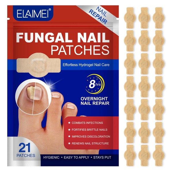 QOCUILC 21 Stück Nagelpflege-Pflaster für Männer und Frauen, Pflegepads zur