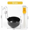 2 Pack Stainless Steel Egg Poacher, Non-Stick Egg Poacher Pan,
